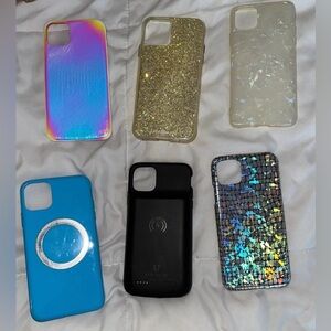 Stylish Phone Case Set - set of 6+battery case